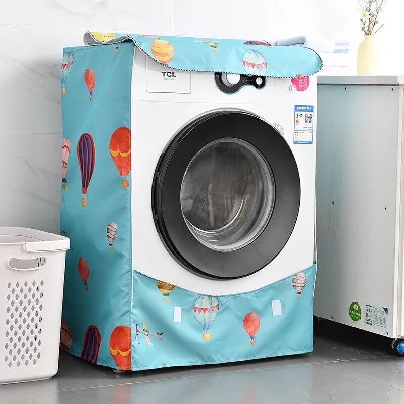 Dustproof Washing Machine Cover Washer Sunscreen Mini Waterproof Cover Dryer Polyester Protective Cover