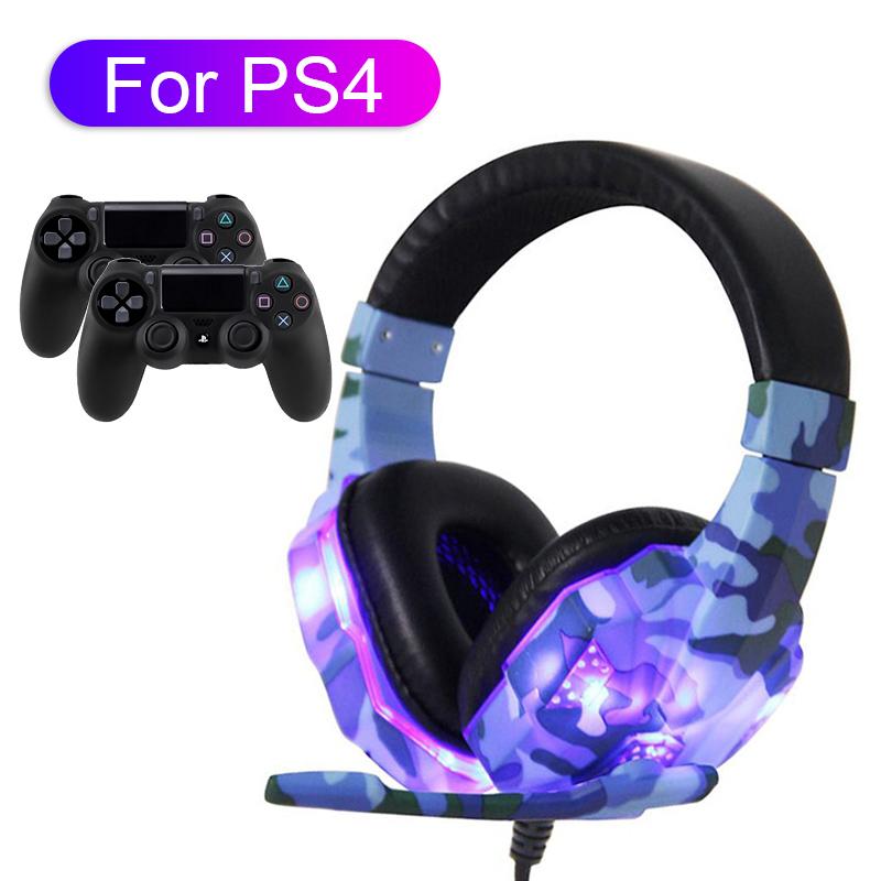 Cho PS4 Tai Nghe Loại Bỏ Tiếng Ồn To-Âm Thanh Tai Nghe Có Mic Sâu Bass Tai Nghe Nhạc Mũ Bảo Hiểm Với Máy Tính điện Thoại Máy Tính Game Thủ