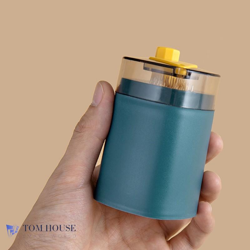 Hũ đựng tăm xỉa răng thông minh tự động lấy tăm