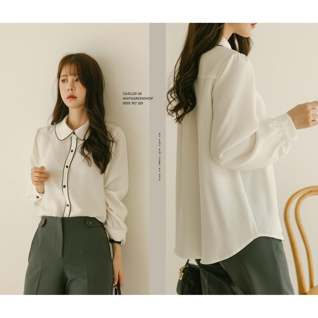 Q141120 ÁO SƠ MI NỮ MÀU TRẮNG
