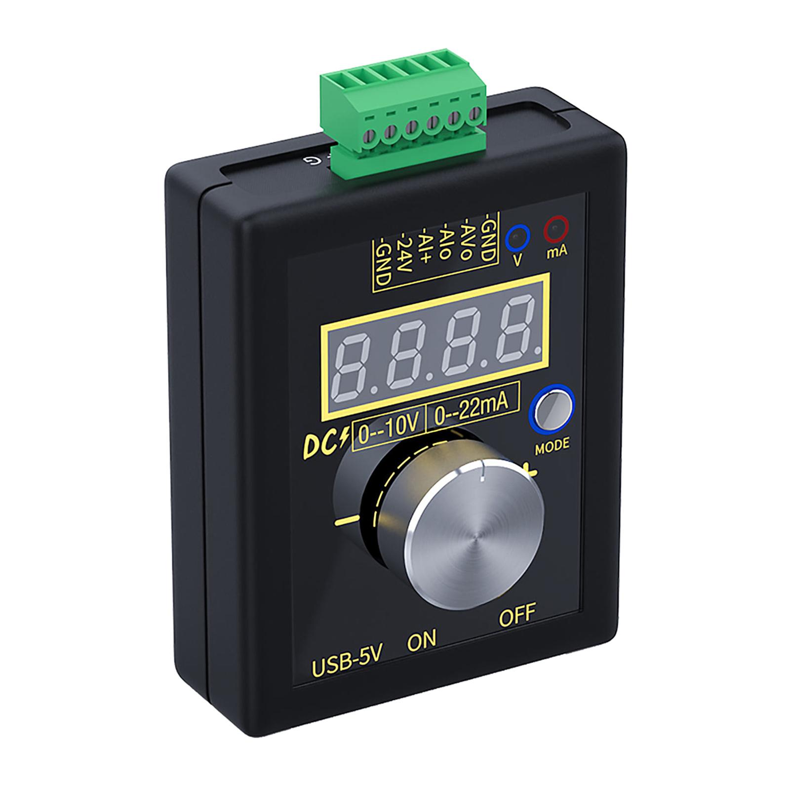 Digital Voltage Signal Generator 0-20mA Handheld Signal Generator Source Simulator Meter
