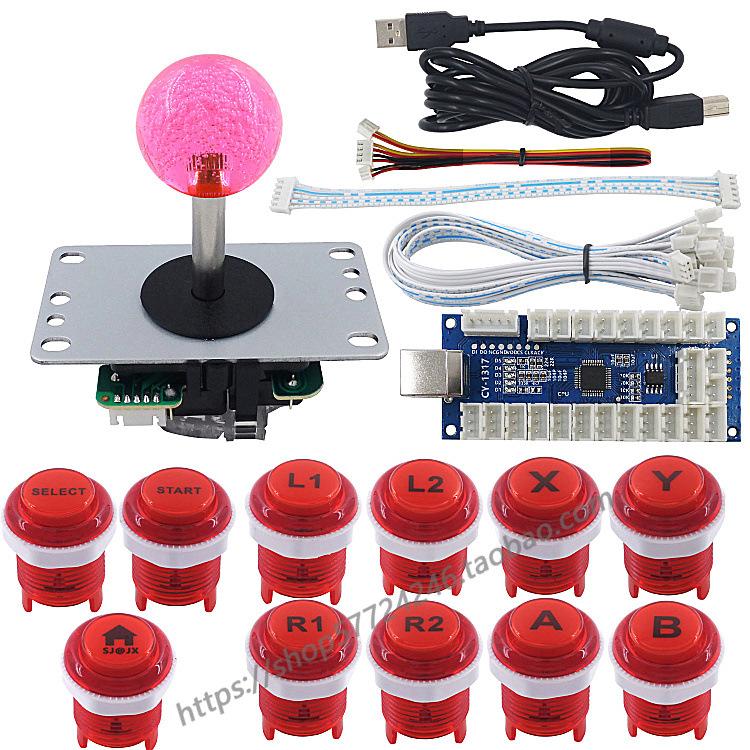 Bộ phụ kiện cần điều khiển arcade tự làm tốt nhất USB PS3 TV Android điện thoại arcade chip điều khiển
