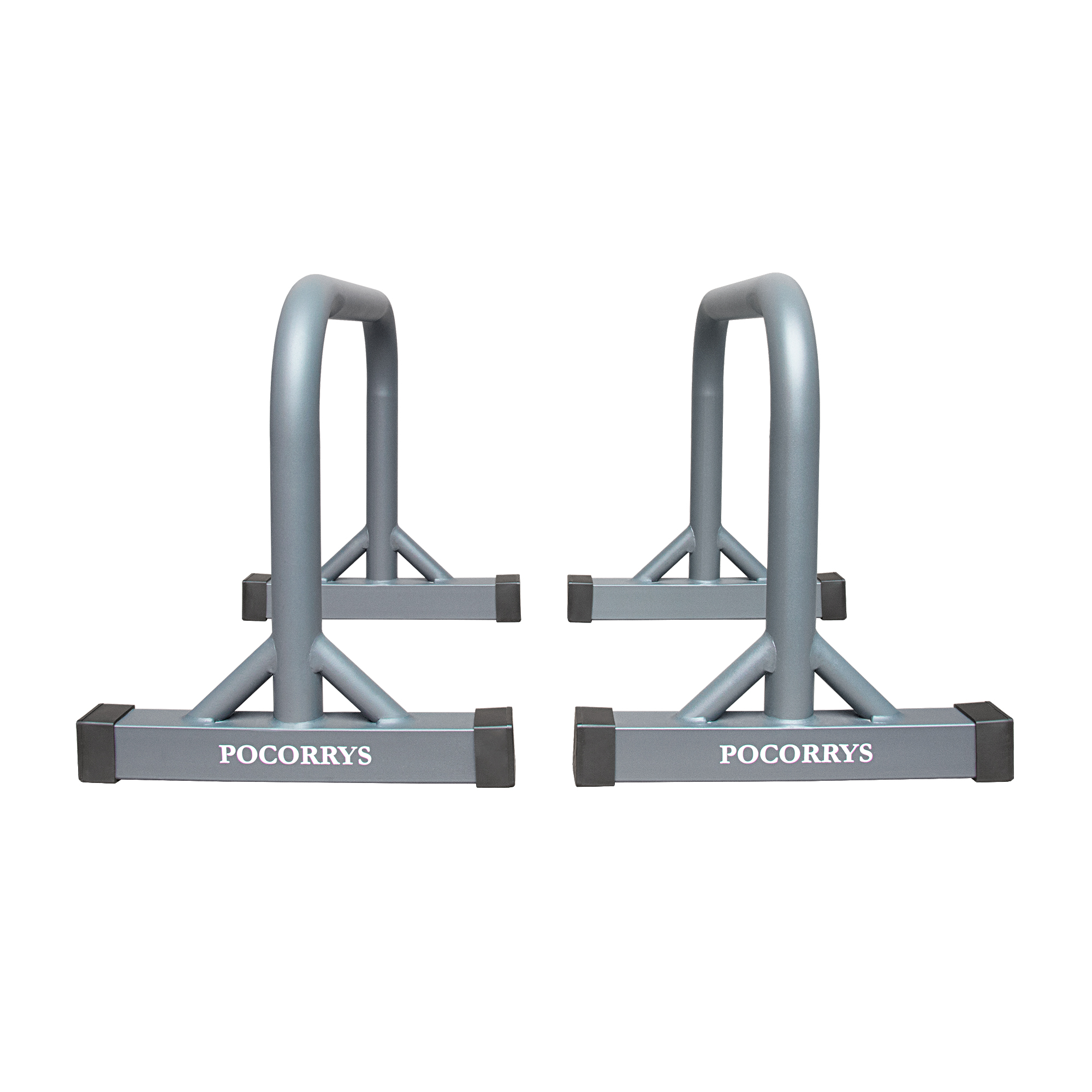 Combo 3 bộ Xà kép, Dụng cụ chống đẩy, Parallettes Pocorrys 02, Màu ghi