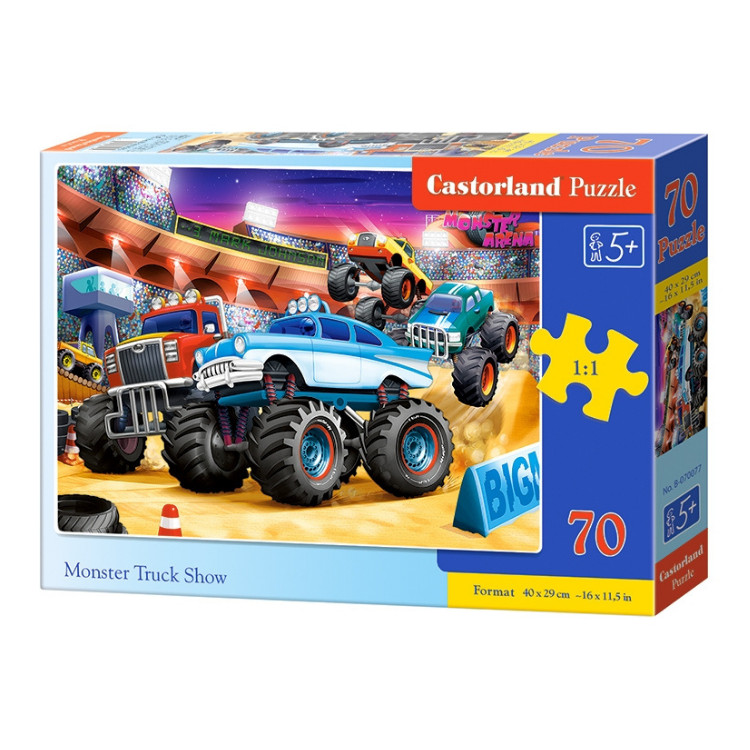 Xếp hình puzzle Monster Truck Show 70 mảnh CASTORLAND B0070077