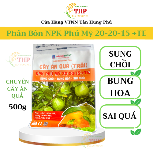 Phân Bón NPK Phú Mỹ 20-20-15 +TE | PHÂN BÓN Chuyên Cây Ăn Trái | PHÂN BÓN