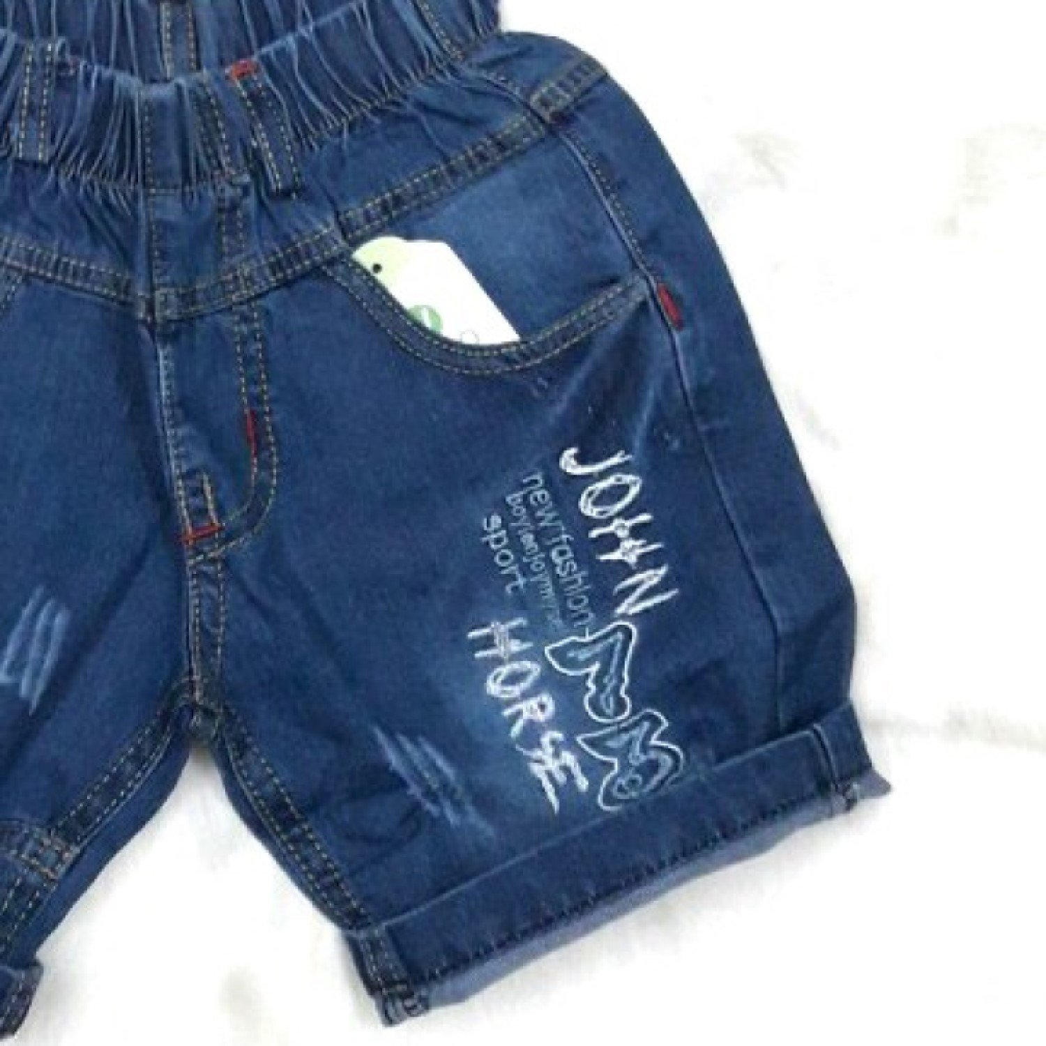 K0000108 Bộ jean lửng áo thun 3 lỗ bé trai từ 9-25KG