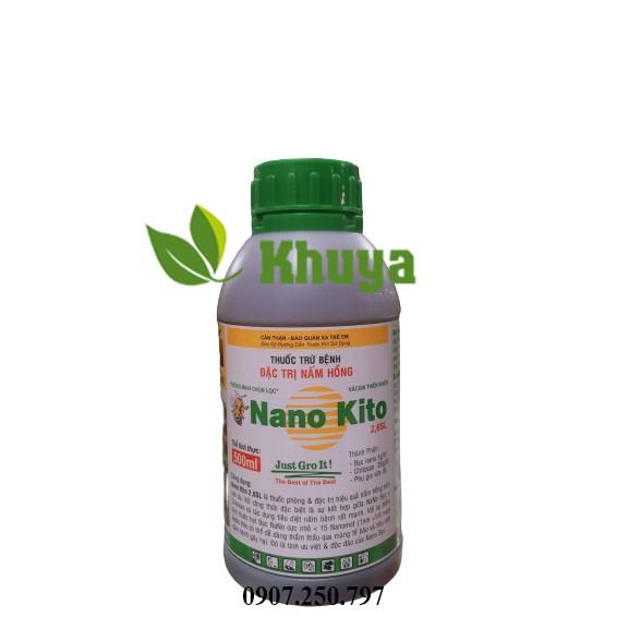 Thuốc trừ bệnh đặc trị nấm hồng Nano Kito 500ml