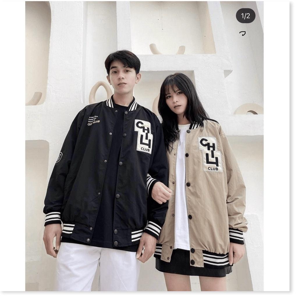 ÁO KHOÁC DÙ BOMBER 2 LỚP UNISEX DÀNH CHO NAM NỮ CỰC ĐẸP