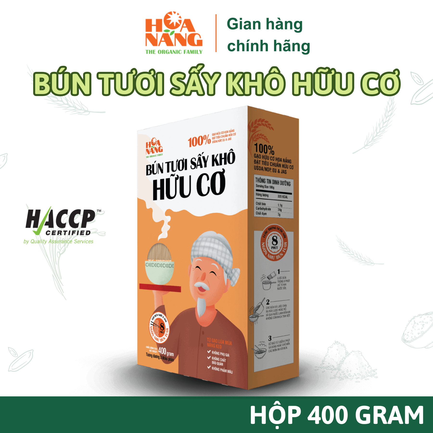 Bún Tươi Sấy Khô Hữu Cơ Hoa Nắng - Bún Tươi Hữu Cơ Hoa Nắng - Bún Tươi Sấy Khô Hoa Nắng