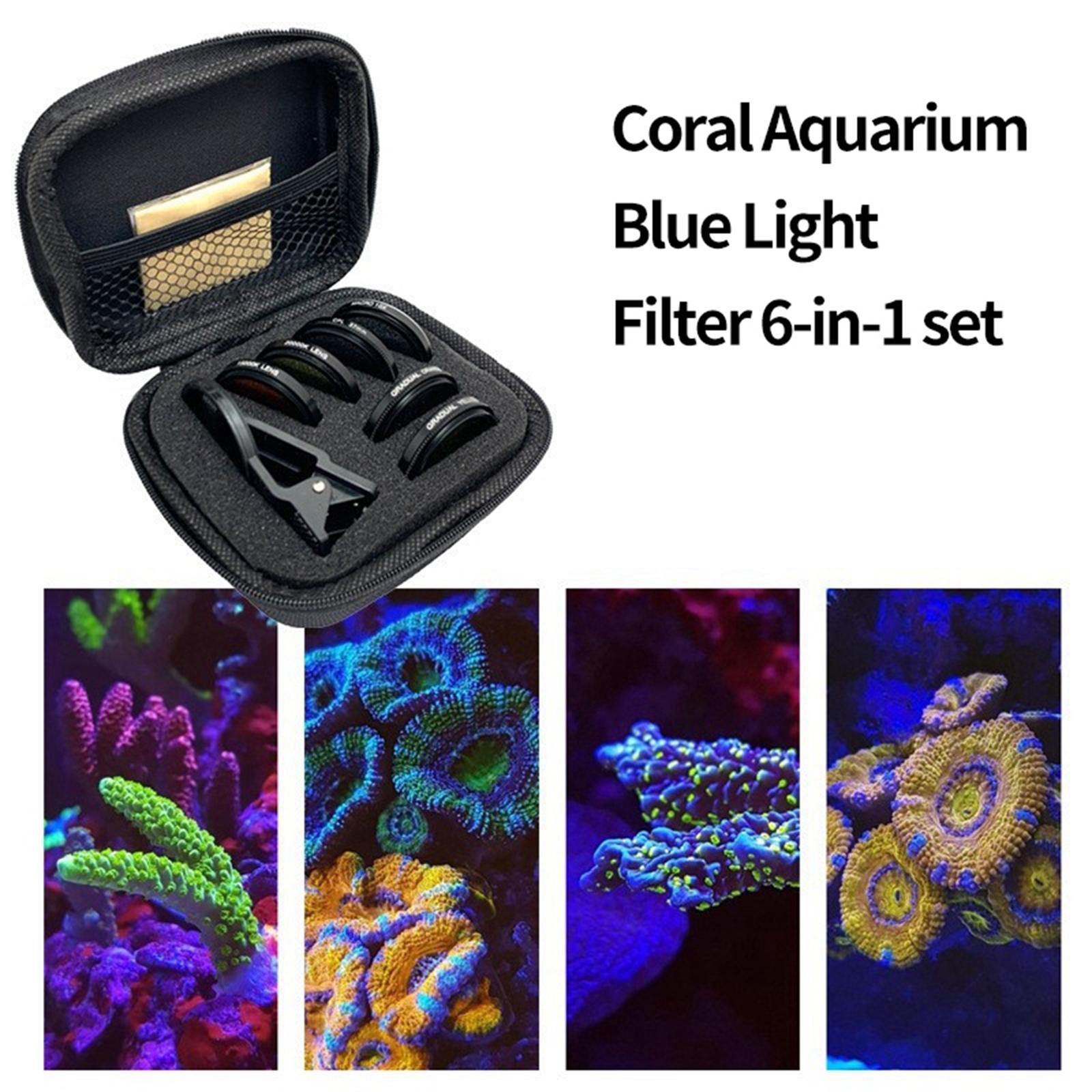 10 in 1 Kit Coral Lens Filter Kits for Phone Professional Photography