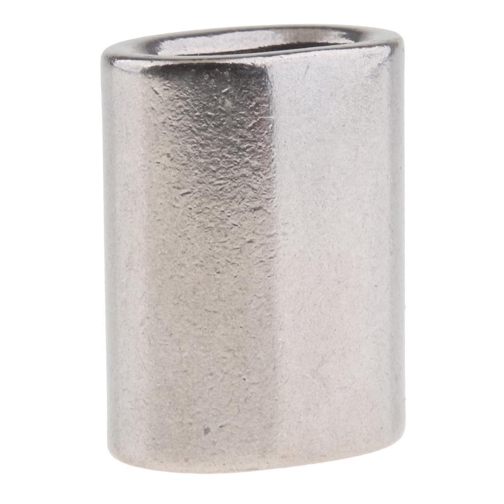 Marine 304 Stainless Steel Cable / Wire Rope Ferrules 14.0 mm to 20.0 mm