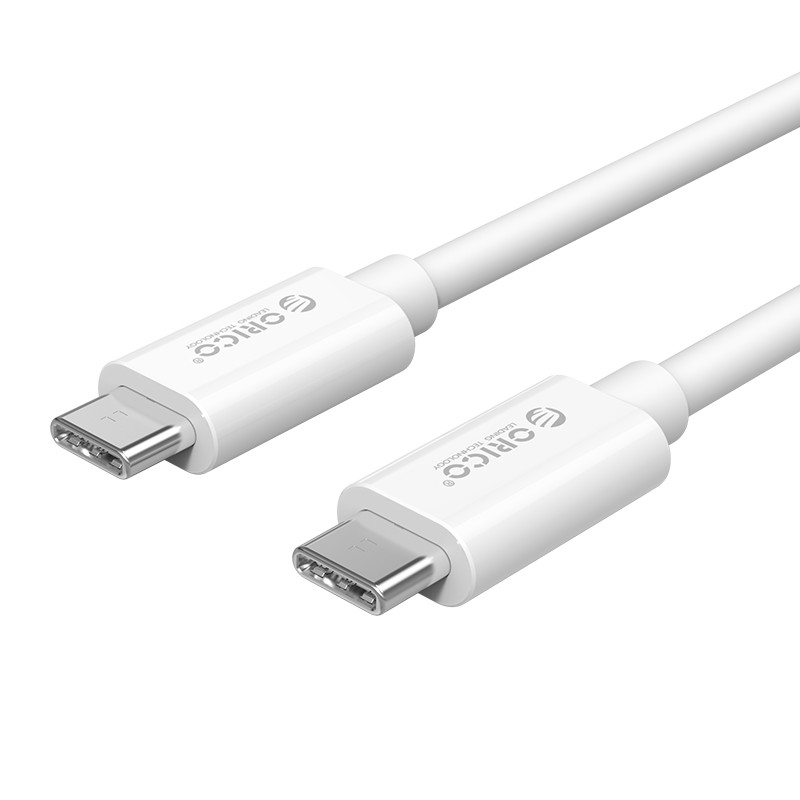Cáp sạc và truyền dữ liệu 2m Type C to Type C ORICO CTC100M-20-WH - Hàng chính Hãng