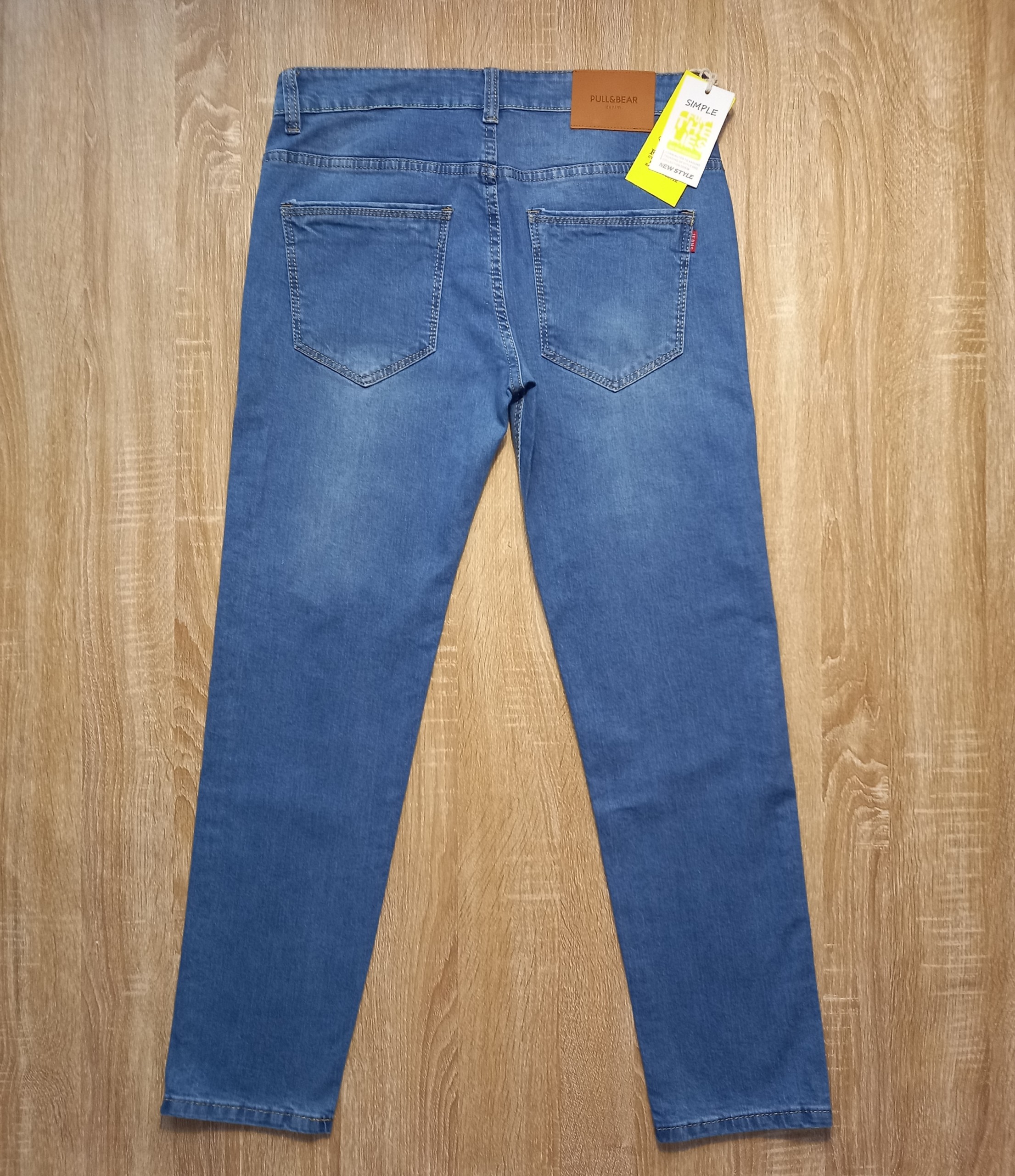 Quần jean nam co giãn dáng đẹp màu xanh biển mẫu mới jean nam co gian