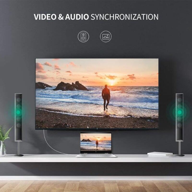 Ugreen UG10477MD105TK 1.5M Màu Đen Cáp chuyển đổi Mini DP sang DisplayPort hỗ trợ phân giải 4K x 2K - HÀNG CHÍNH HÃNG
