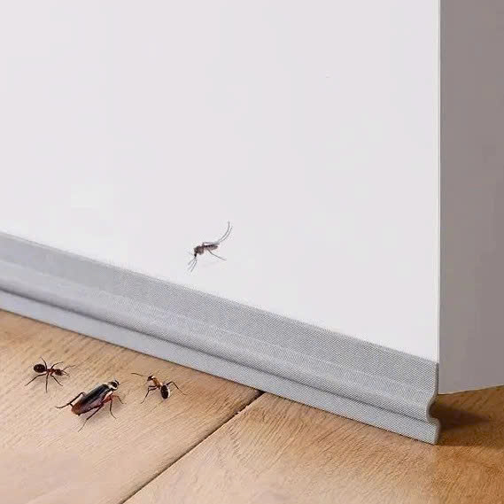 CUỘN 3 Mét Ron Chặn Khe Cửa - Chất Liệu PU Và PE Cải Tiến - Ron Chặn Khe Cửa, Chân Cửa, Khung Cửa - Ngăn Gió Lùa, Cách Âm, Chống Bụi, Ngăn Côn Trùng, Chống Thoát Khí Điều Hòa, Chống Va Đập Cửa - Hàng Chính Hãng