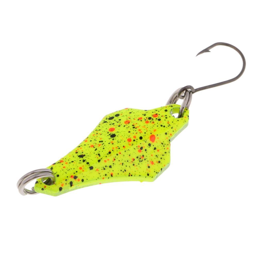 1 Piece Spoon Sequin Fishing Lure Metal Hard Bait Spinnerbait Crankbait 100% Brand New High Quality