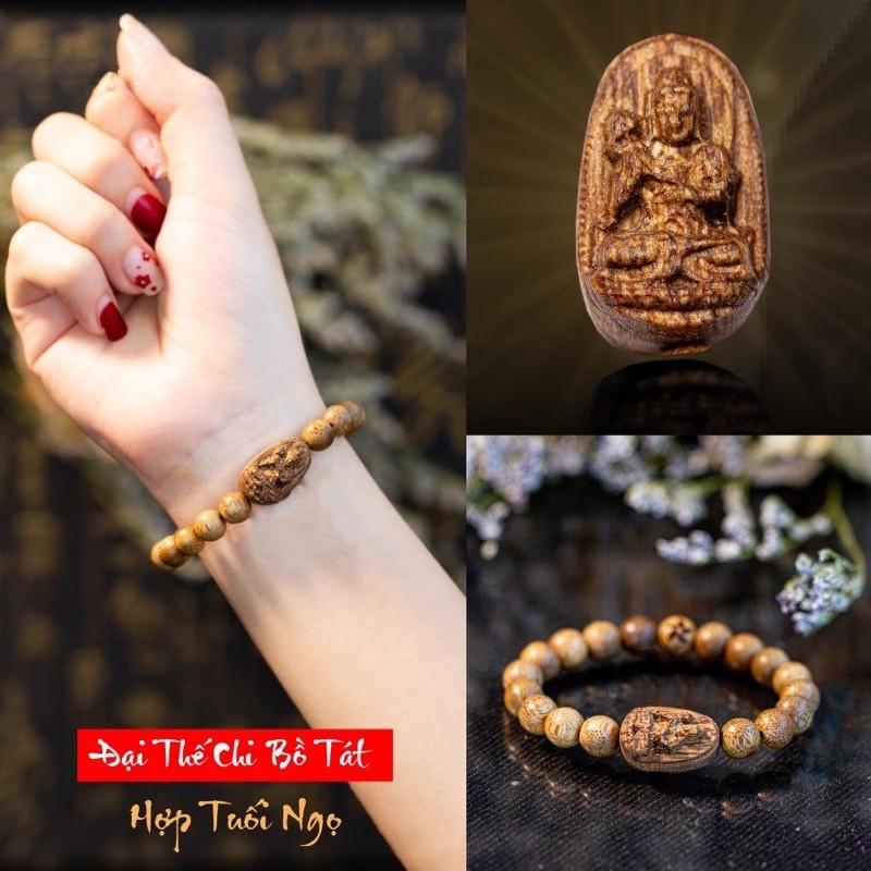 Vòng tay trầm mặt phật bản mệnh Thơm tự nhiên