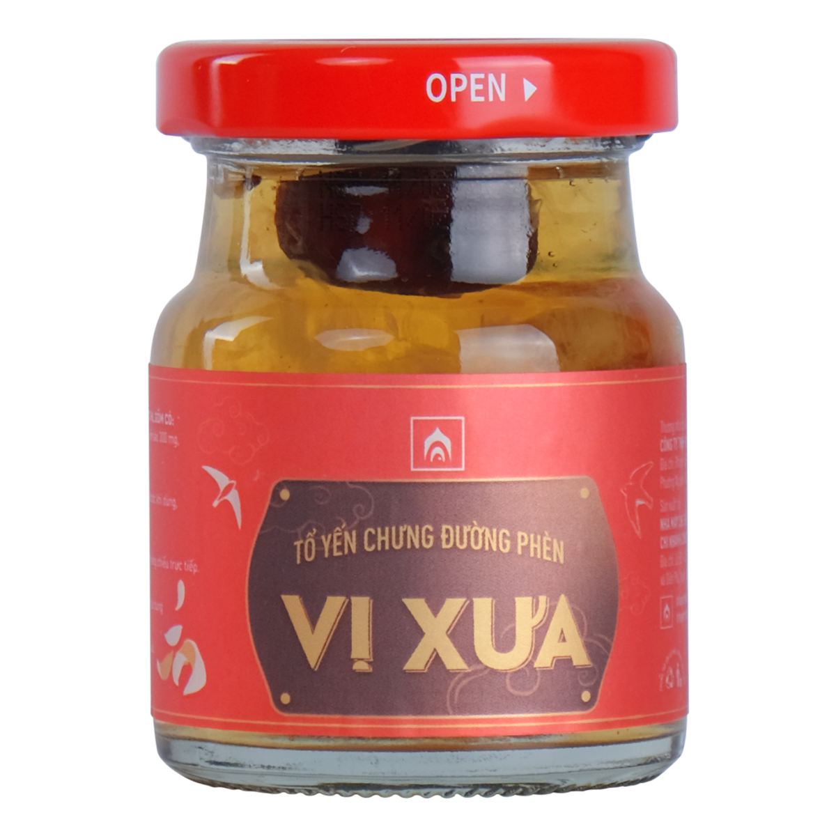 Thùng 12 Hộp Nước Yến Sào Vị Xưa - Nhà Yến Nha Trang - Hộp 6 Lọ - Tổ Yến Chưng Sẵn - Nước Yến Chưng Sẵn - Yến chưng táo đỏ - Hàng Chính Hãng