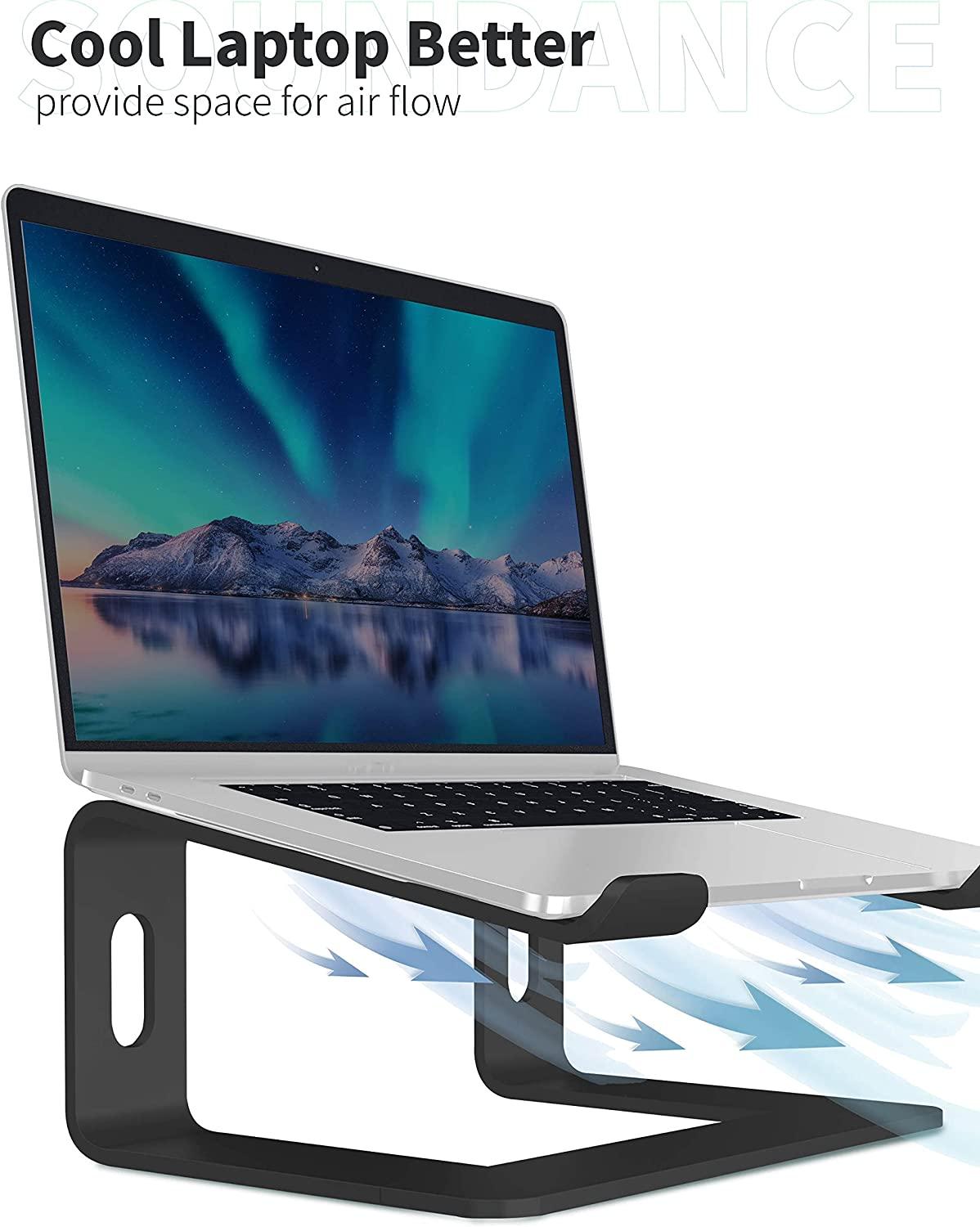 Máy tính xách tay, bộ phận máy tính bằng nhôm, máy tính xách tay công thái học cho bàn làm việc, giá đỡ kim loại