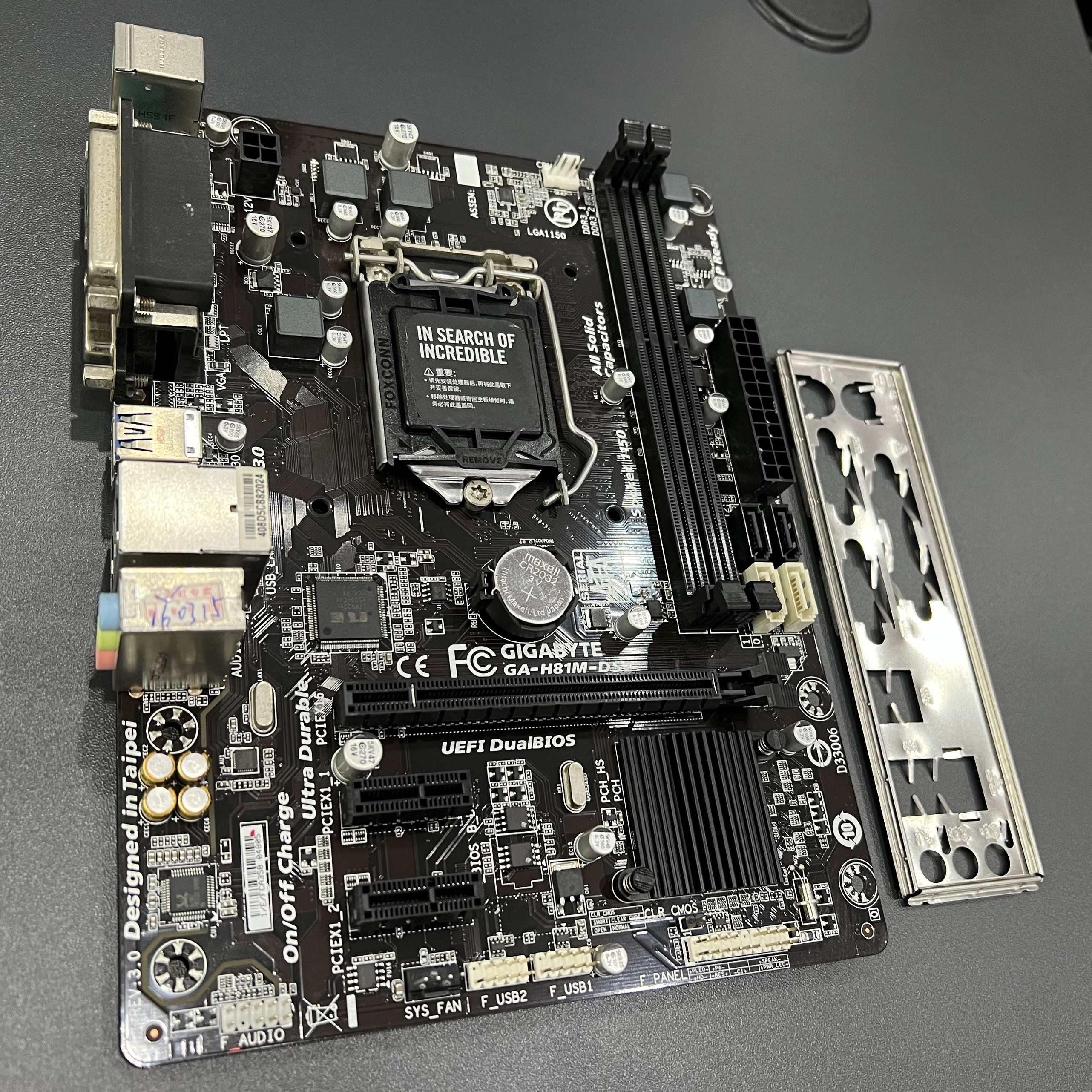 Mainboard GIGABYTE H81-DS2 Ver 3.0 Socket 1150 - Hàng máy lạnh đẹp keng- Hàng Chính Hãng