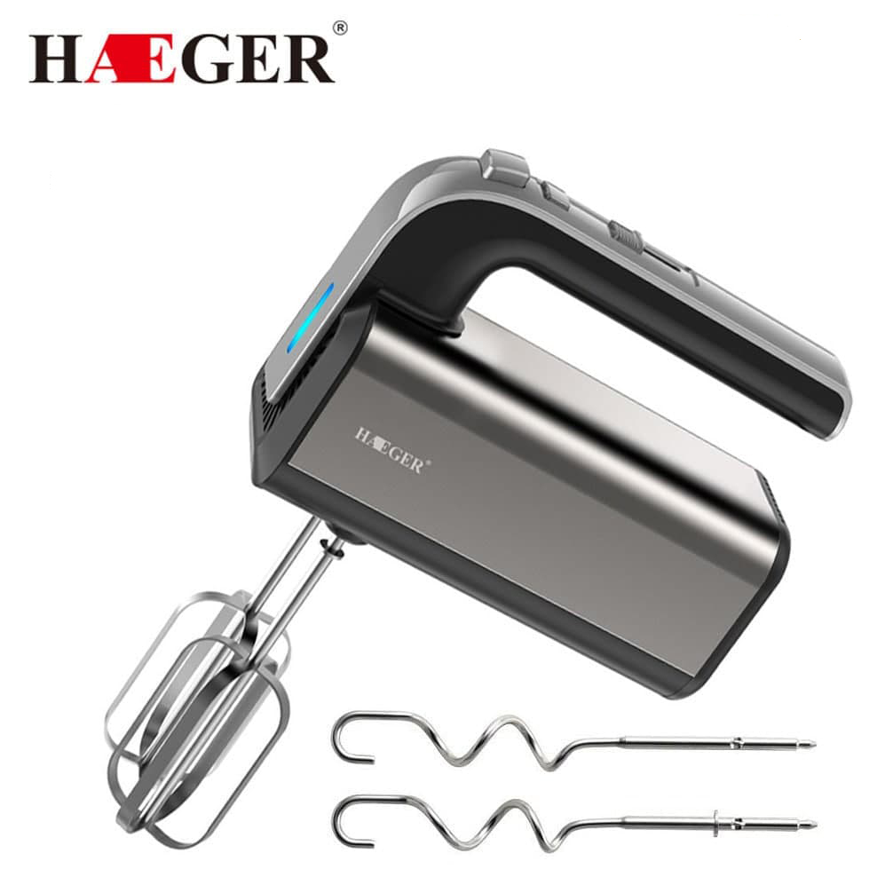 Máy đánh trứng và làm bánh cầm tay nhãn hiệu Haeger HG-6664 5 mức tốc độ đánh, Công suất 500W - Hàng chính hãng