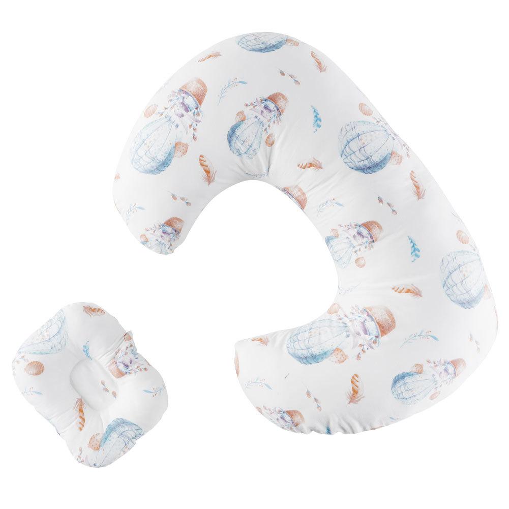 2 Cái/bộ Sơ Sinh Hình Chữ U Cho Con Bú Gối Đa Năng Nguyên Chất Cotton Chống Phun Sữa Cho Trẻ Sơ Sinh Gối Cho Bé Trang Trí Phòng