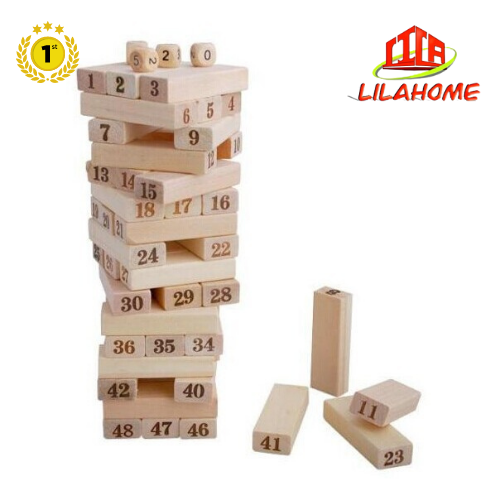 Đồ Chơi Rút Gỗ Số Thú Vị Thông Minh Cho Bé, Có 3 Cỡ Lựa Chọn - Chính Hãng