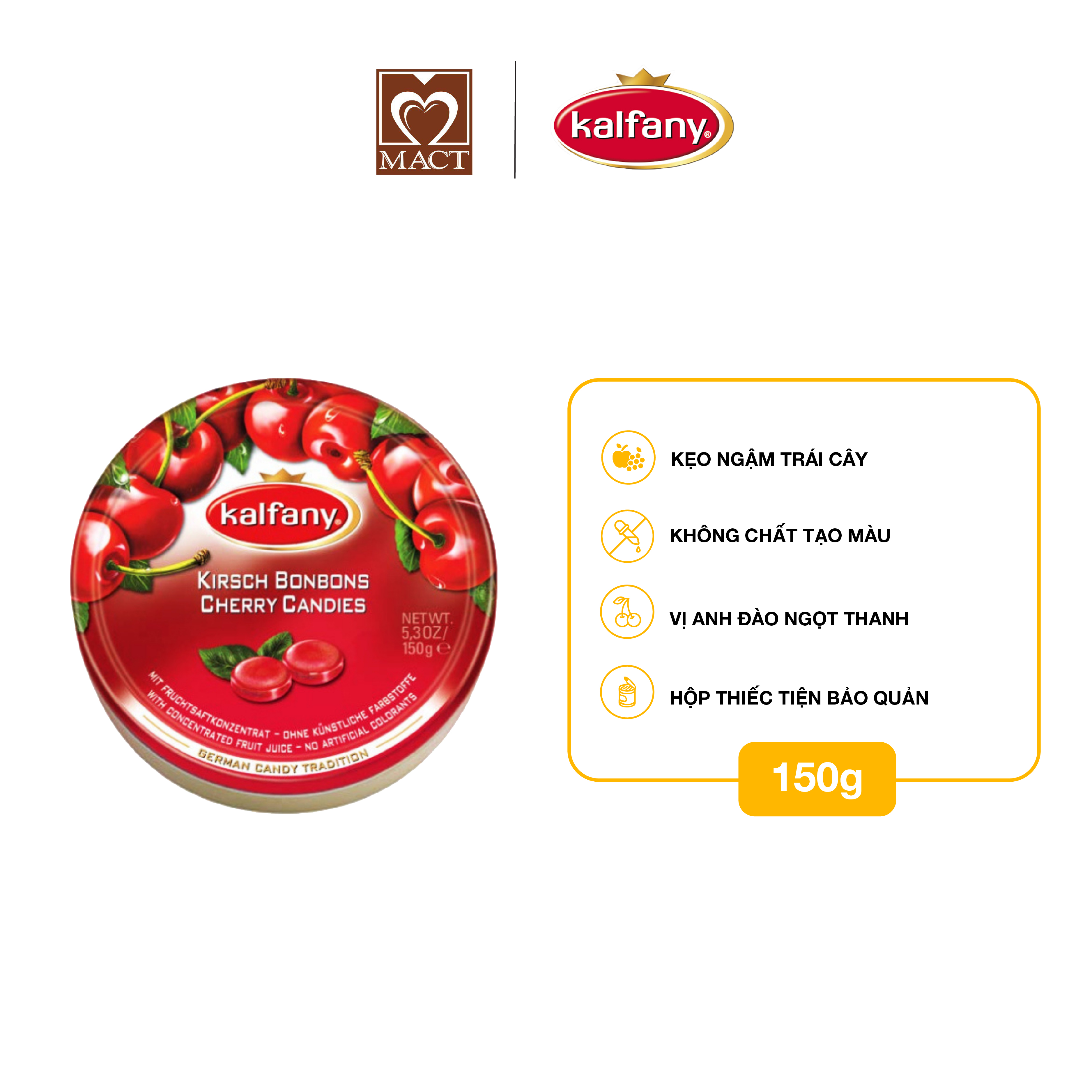 Kẹo Kalfany K150A - Vị Dâu tây (150g)