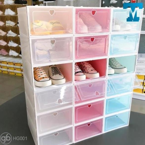 Hộp Đựng Giày Nắp Nhựa MIKA Đa Năng Tiện Dụng 33 x 23 x 13 cm