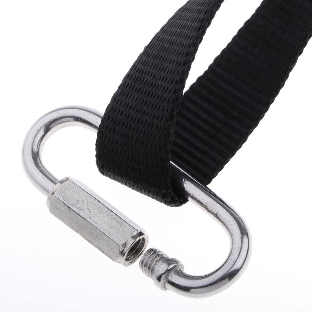 2 Pieces Climbing Aider Ascender Loop Lightweight for Rock Climbing Rescue Foot Ascender Starp Sling Ascending Loop