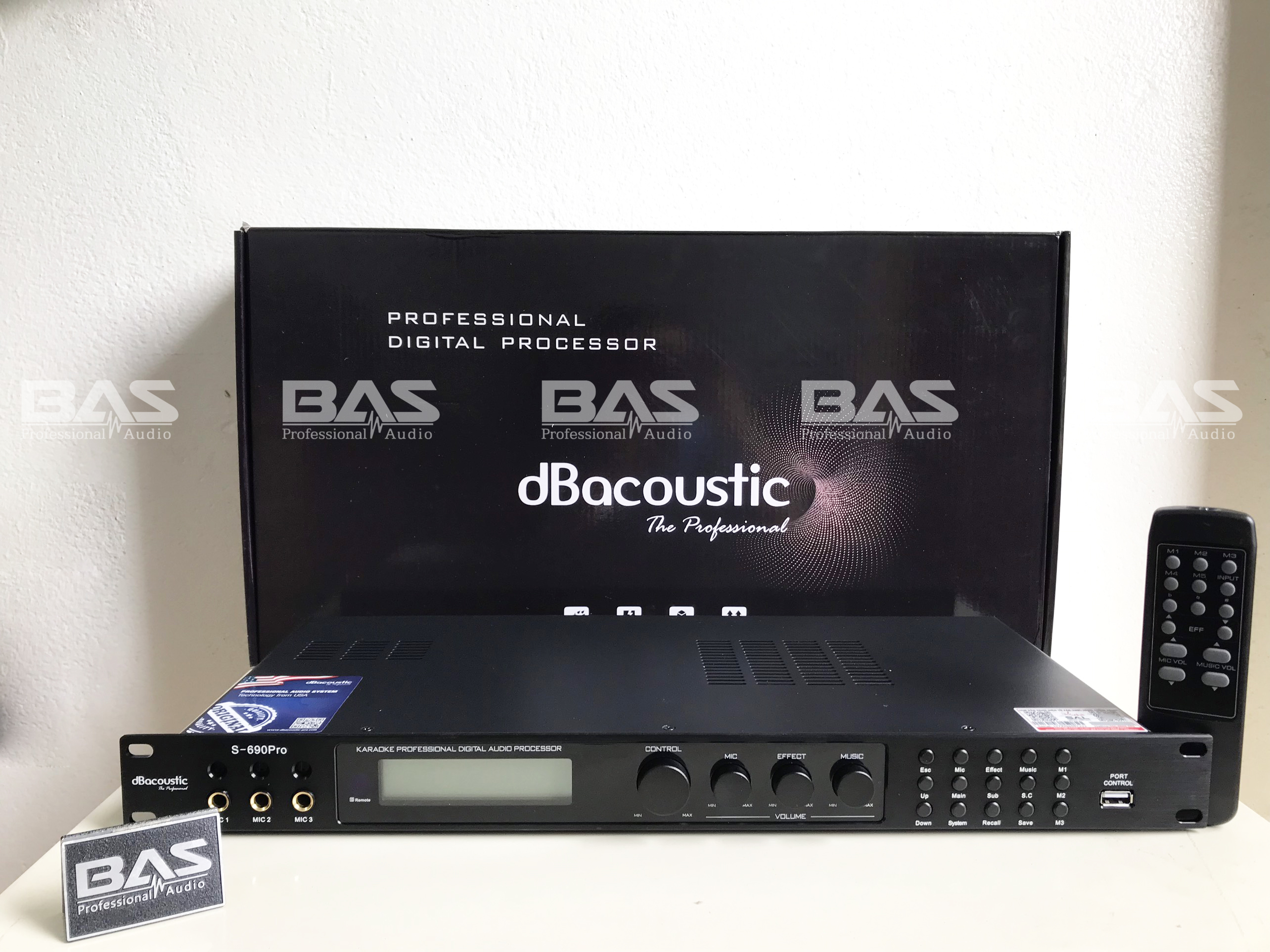 Vang số dBacoustic db S690Pro, vang db acoustic 690pro tặng kèm 2 dây canon, hàng chính hãng