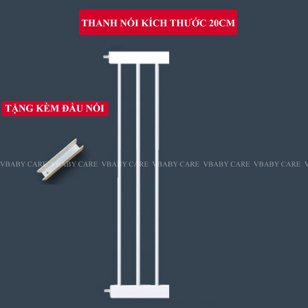 Thanh chắn cầu thang và cửa giúp Bé an toàn