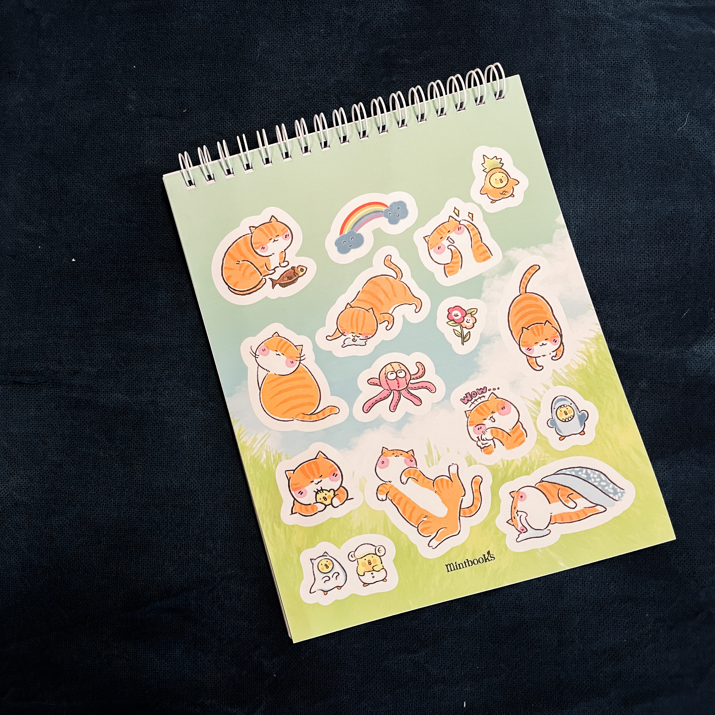 Sách Qua Lăng Kính Của Một Chú Mèo (Tô Màu Mùa Hè Rực Rỡ)