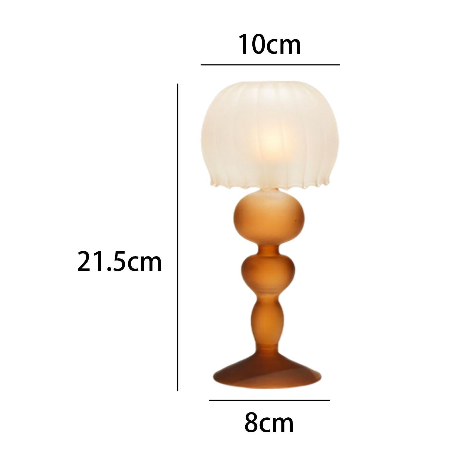 European Style Glass Table Lamp Shape Candle Holder Halloween Ornaments