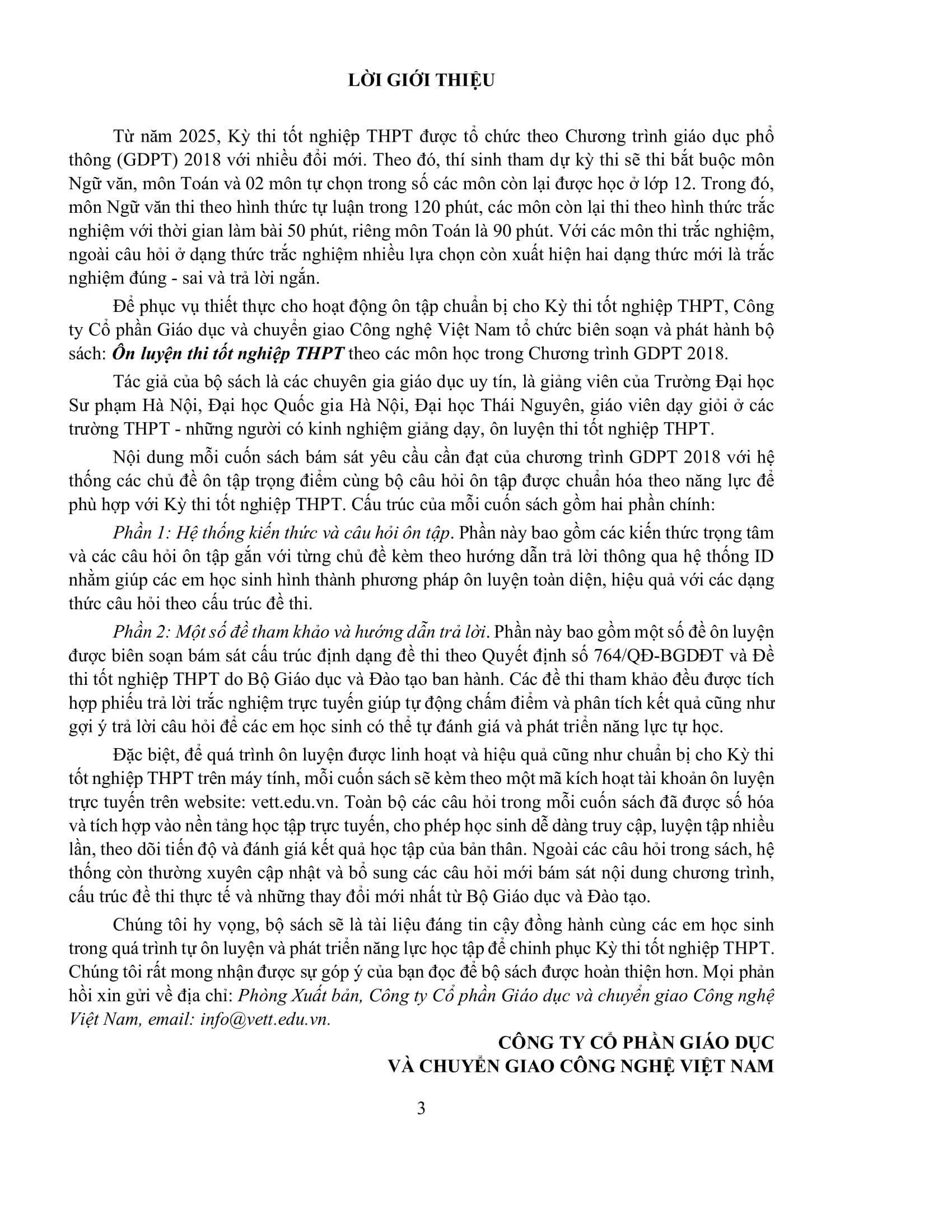 Sách - Ôn Luyện Thi Tốt Nghiệp THPT Theo Chương Trình GDPT Mới - Môn Tin Học