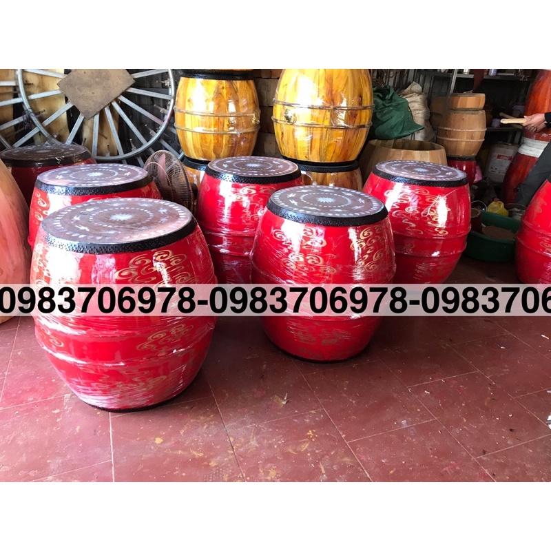 Trống gỗ trường học- trống chùa -trống đìnhbộ dùi đi kèm