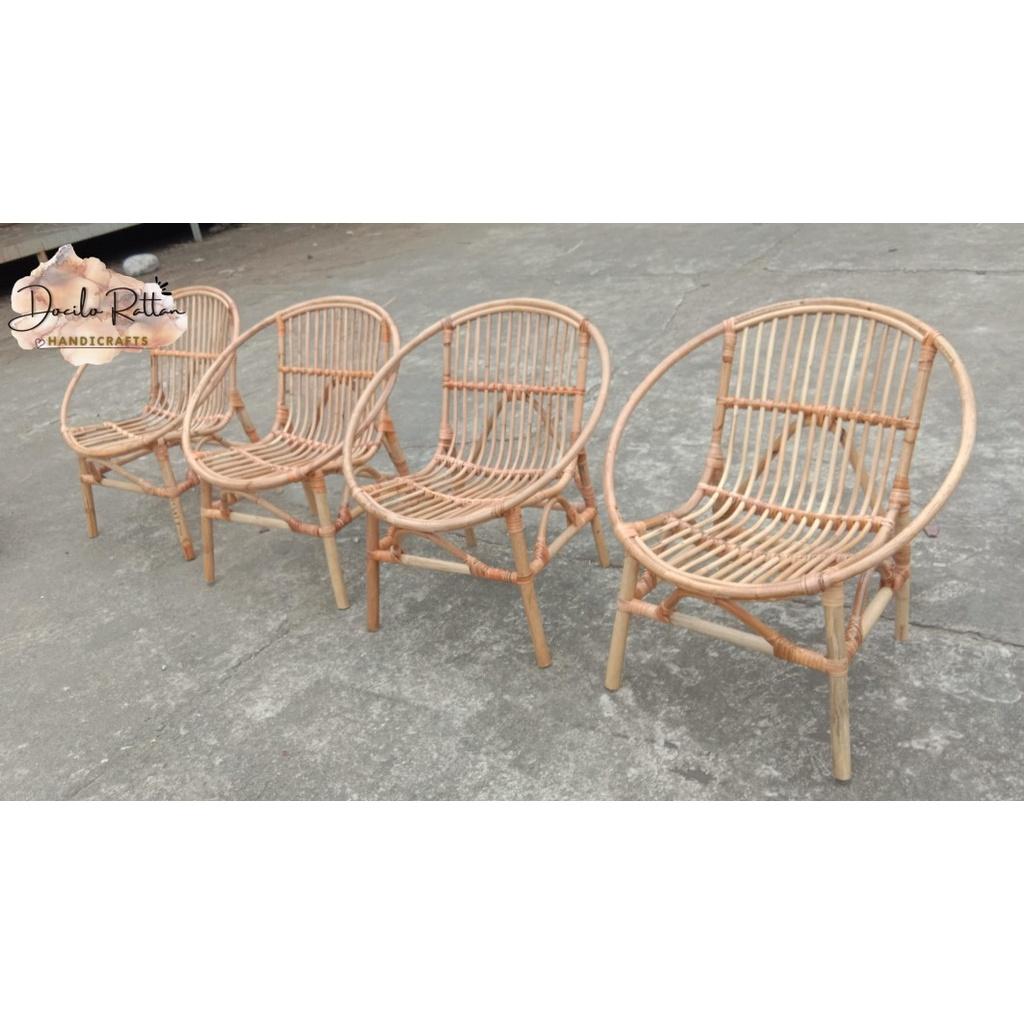 GHẾ SÒ MÂY TRE sơn tự nhiên Docilo Rattan chất lượng cao , cung cấp cho quán cafe nhà hàng khách sạn homestay