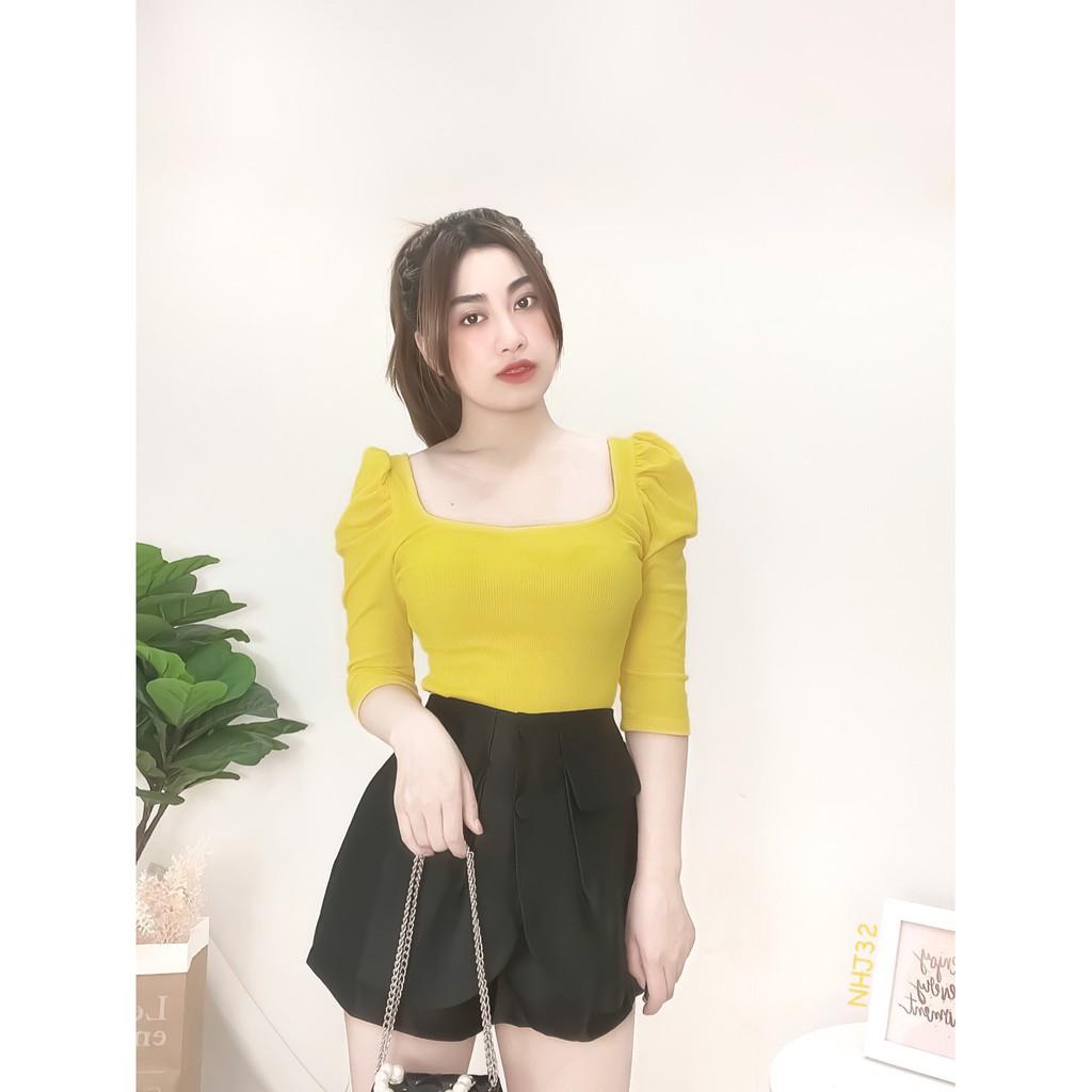 QUẦN SHORT NHIHOUSE71 CHÂN VÁY LÁ ĐẮP GIẢ TÚI HAI NÚT LƯNG DÂY KÉO 45 - 50 KG