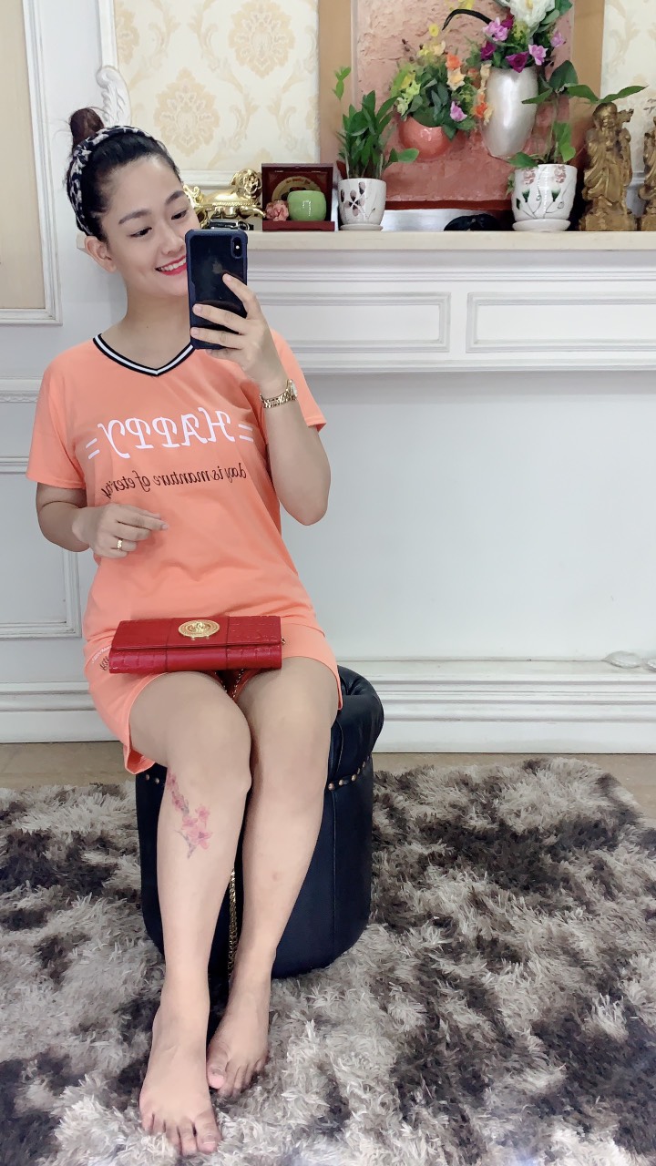 Bộ đồ mặc nhà chất cotton nhẹ nhàng