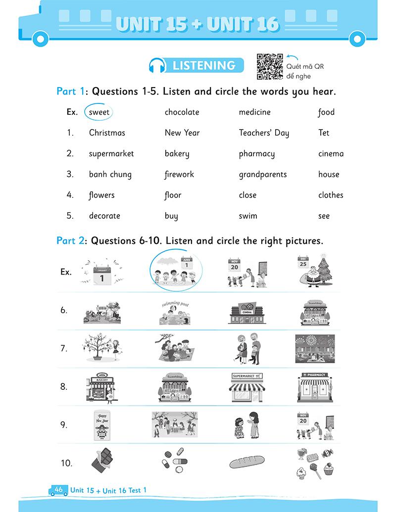 Sách Big 4 Bộ Đề Tự Kiểm Tra 4 Kỹ Năng Nghe - Nói - Đọc - Viết (Cơ Bản Và Nâng Cao) Tiếng Anh Lớp 4 - Tập 2