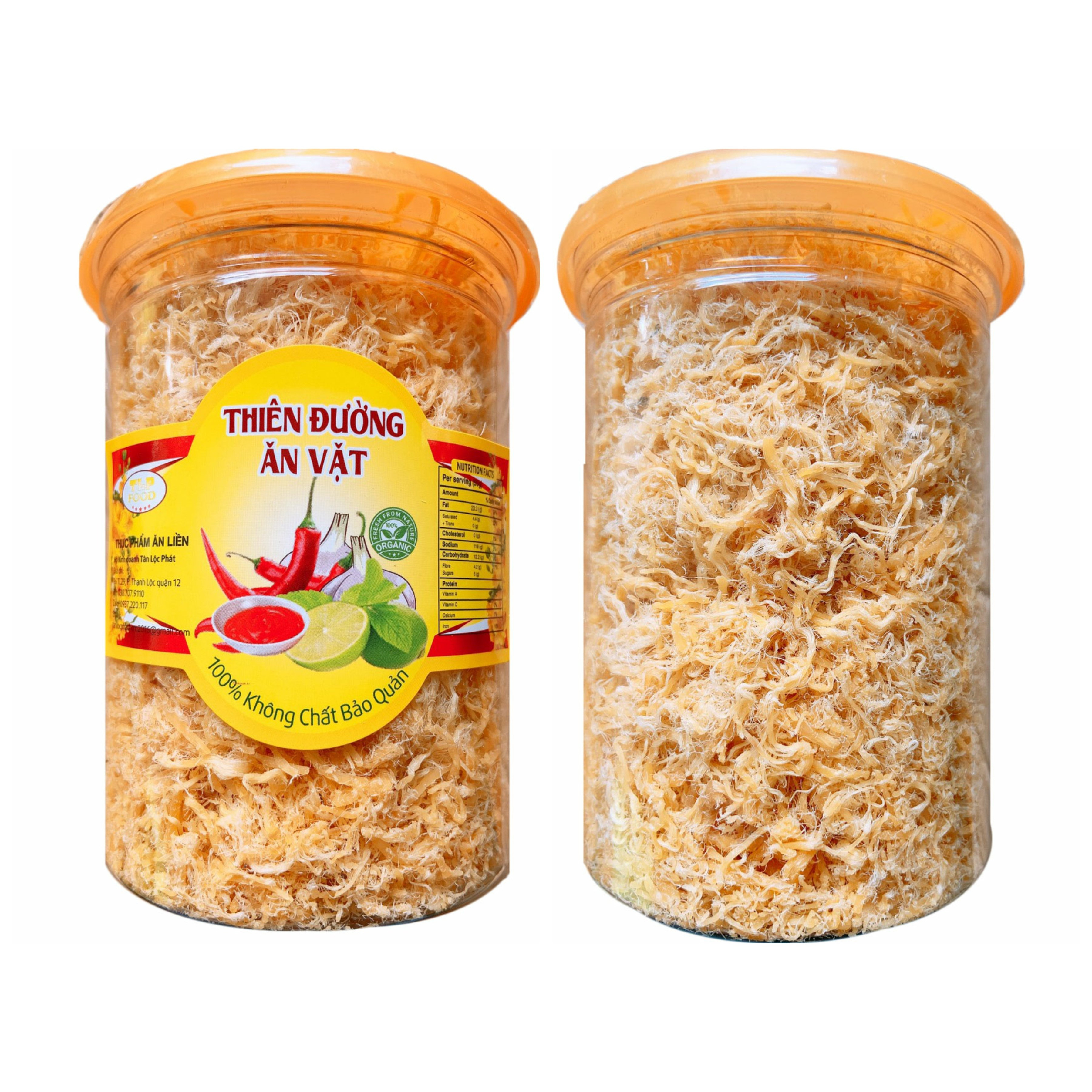 (COMBO 2 HŨ) GÀ CHÀ BÔNG DÙNG ĂN KÈM ĐẶC BIỆT - MỖI HŨ 150G