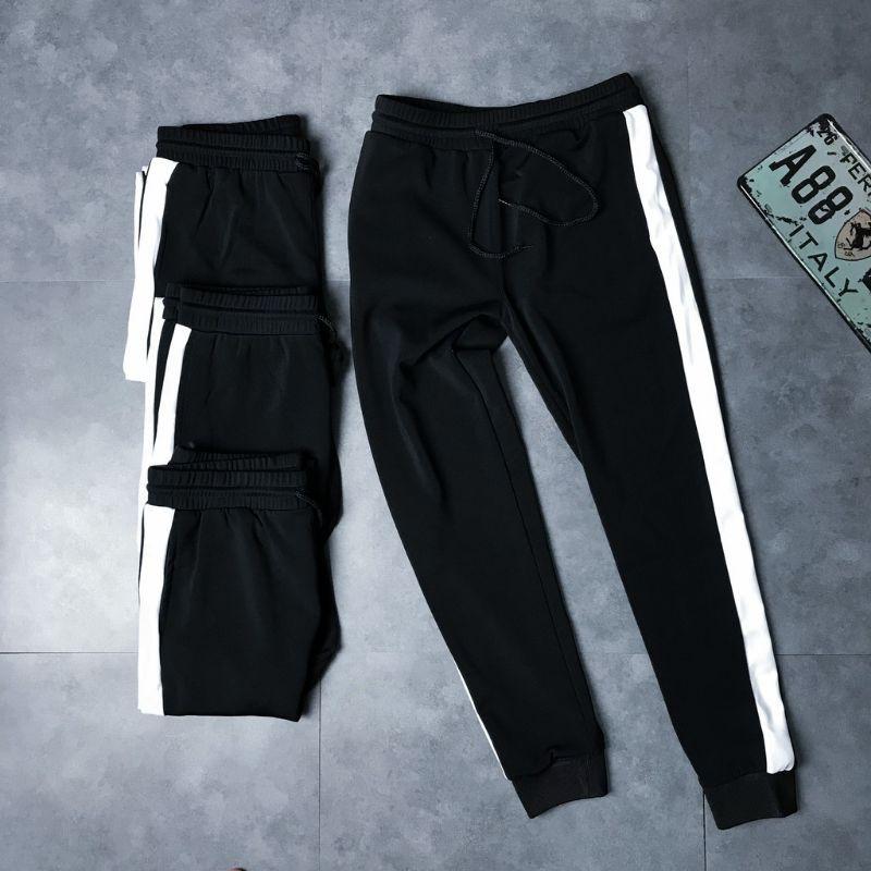 Quần Thể Thao Jogger 1 sọc - Chất Thun Poly 2 da chống nhăn không xù lông