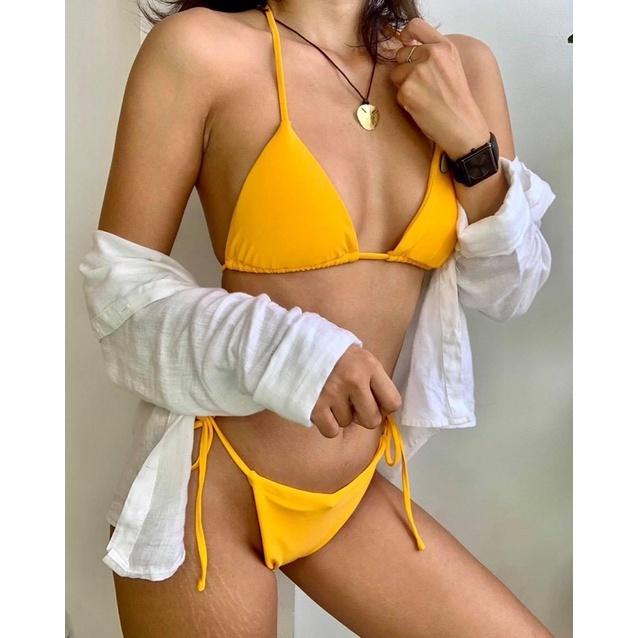 Bikini vàng cam freesize_Honey gold set