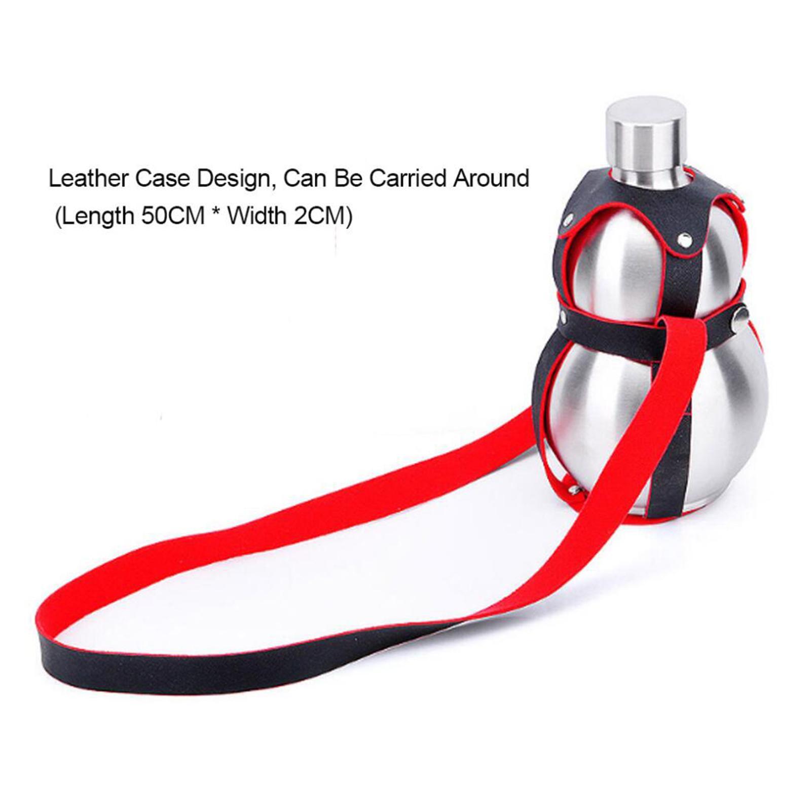 Stainless Steel Hip  Gourd Bottle  Pot  Outdoor Gift