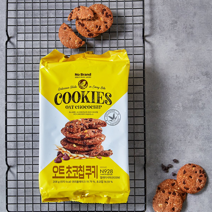Bánh Quy Ngũ Cốc Yến Mạch Chocochip No Brand Gói 208g