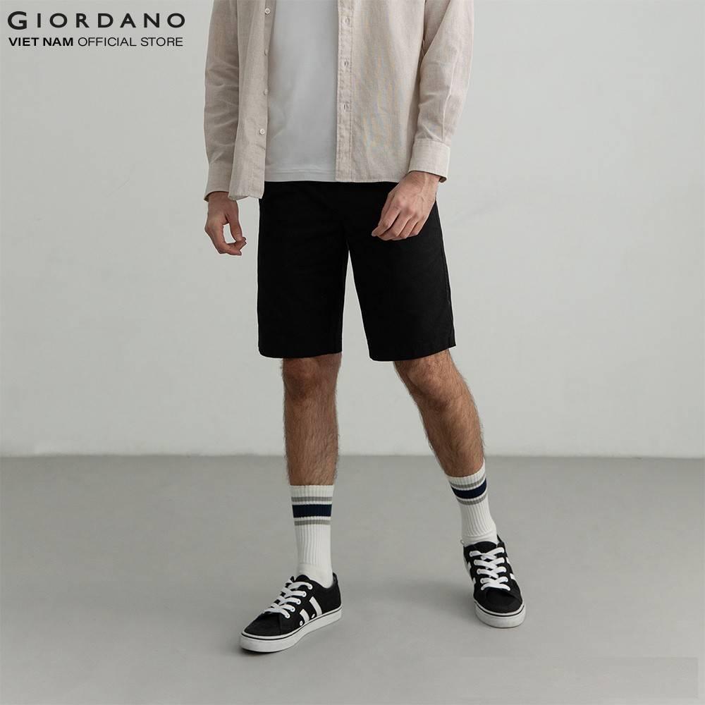 Quần Shorts Kaki Nam Giordano 01101205