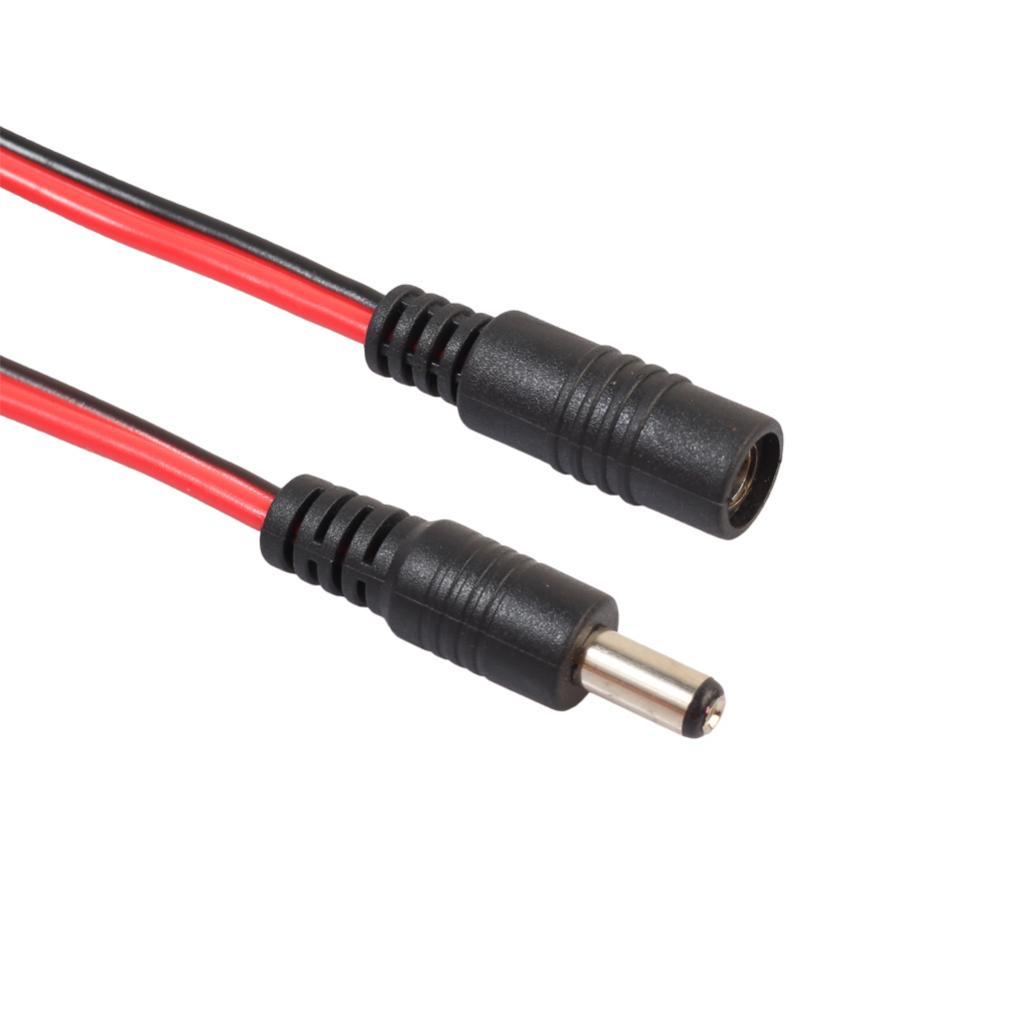 5.5mm x 2.1mm Male to Female DC Power Extension Cable for Monitor Power