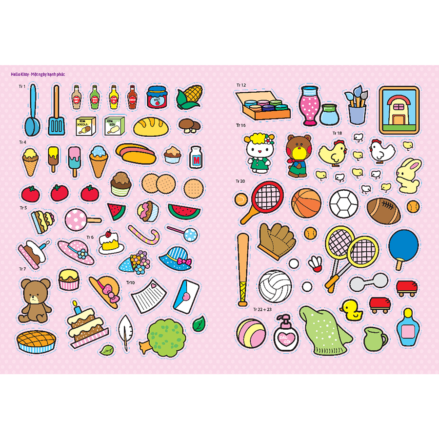 Sách Bóc Dán Nhanh Tay – Nhận Ngay Kiến Thức - Hello Kitty