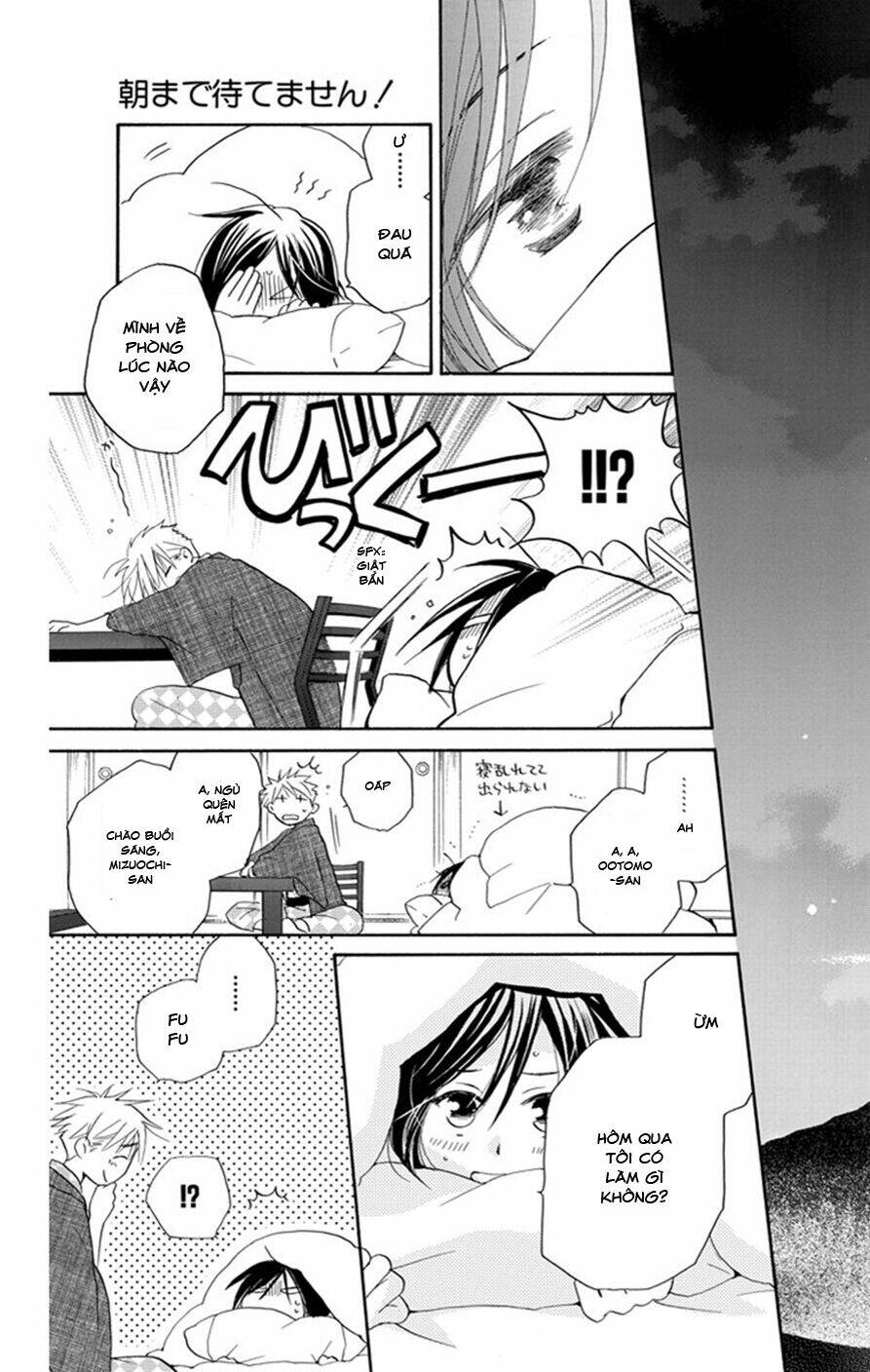 không thể chờ đến sáng mai được! chapter 3 37