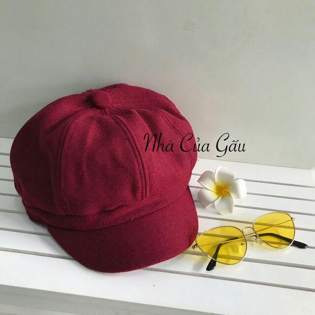 Nón beret bí nỉ 4 màu best seller